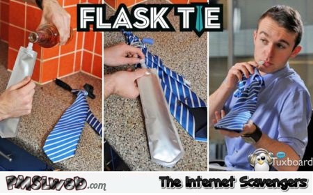Funny flask tie gadget @PMSLweb.com