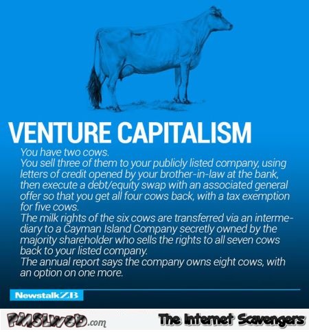 Venture capitalism humor @PMSLweb.com