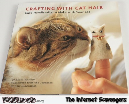 Crafting with cat hair book @PMSLweb.com