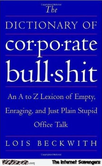 Dictionary of corporate bullshit