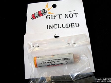 Gift not included battery