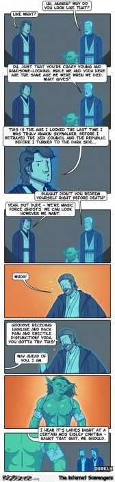 Yoda rejuvenates funny cartoon