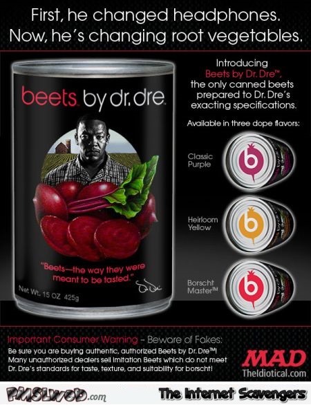 Beets by Dr Dre humor