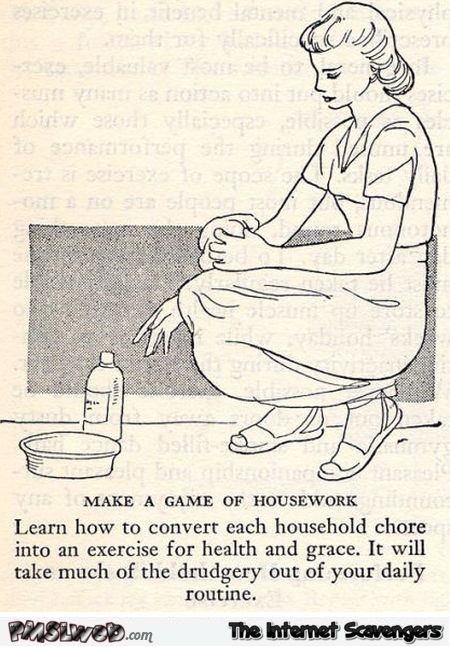 Make a game of housework vintage advertising @PMSLweb.com