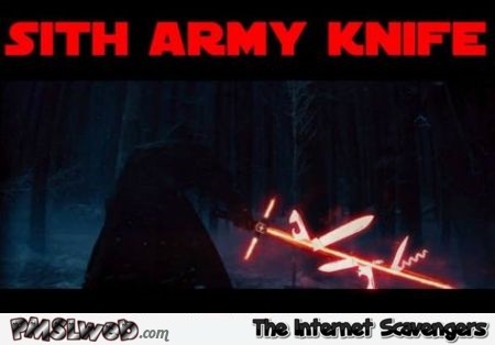 Sith army knife humor @PMSLweb.com