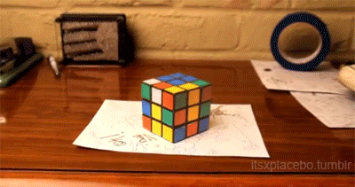 Rubik’s cube optical illusion – Procrastination playground @PMSLweb.com