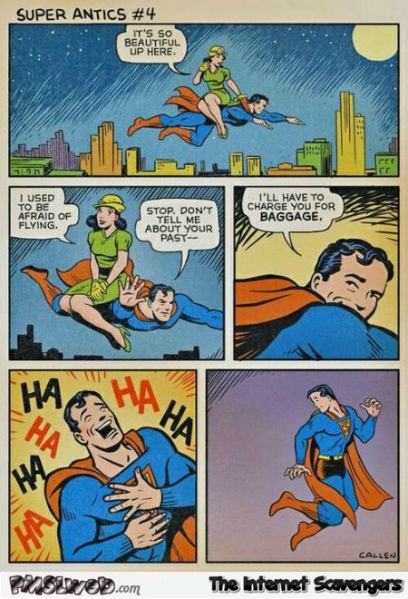 Lame Superman joke funny comic @PMSLweb.com