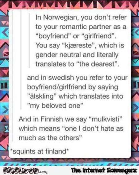 Funny Finnish saying @PMSLweb.com