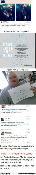 The dancing man faith in humanity restored