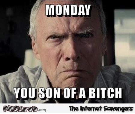Monday you son of a bitch meme – Foolish Monday @PMSLweb.com