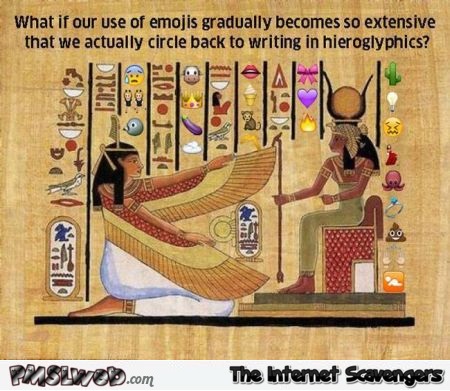 Our use of emojis humor – TGIF humor @PMSLweb.com