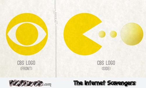 CBS logo and Pacman humor – Silly Sunday @PMSLweb.com