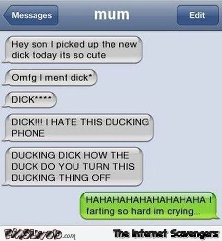 Funny wild autocorrect moment – Funny text messages @PMSLweb.com