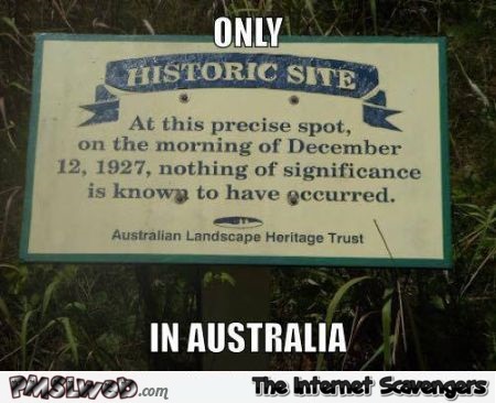 Only in Australia meme