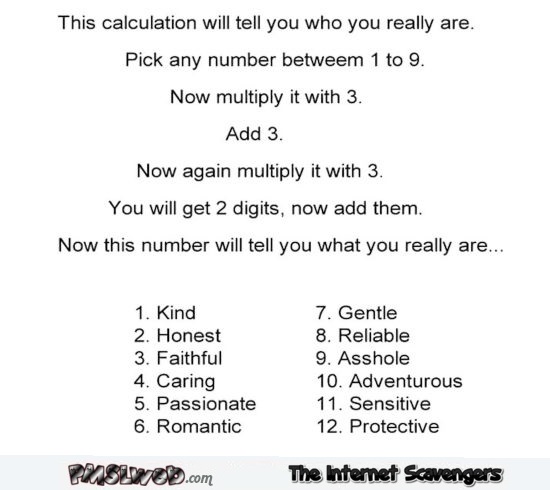 Funny calculation game