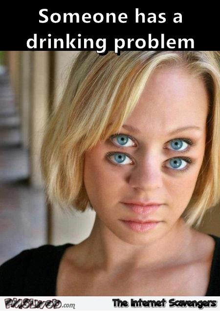 Drunkard optical illusion meme