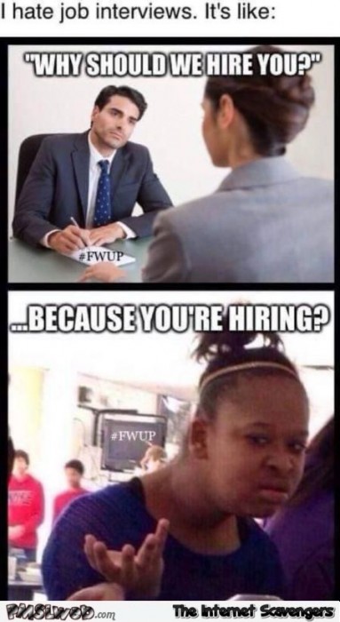 Job interview meme