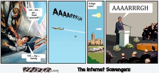 Save yourself funny cartoon @PMSLweb.com