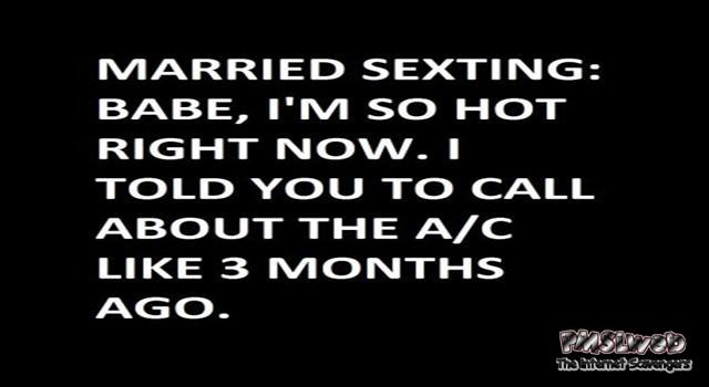Funny married sexting joke @PMSLweb.com