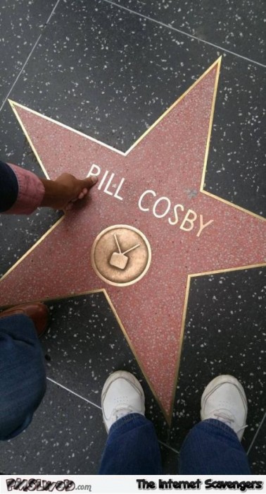 Bill Cosby walk of fame star joke