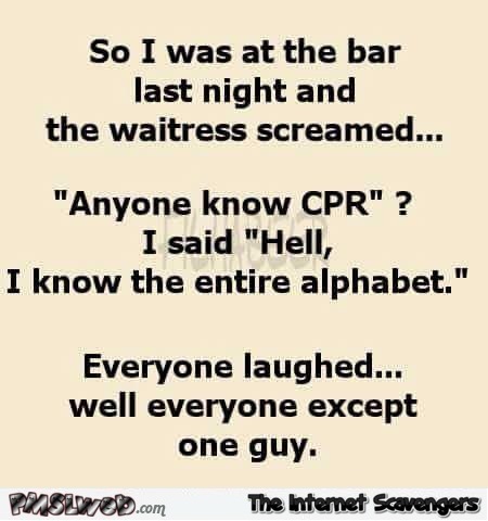 CPR joke – Friday funniness @PMSLweb.com