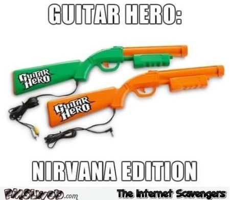 Guitar Hero Nirvana edition meme @PMSLweb.com