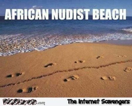 African nudist beach meme