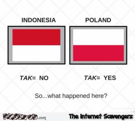 Funny Indonesia and Poland fact @PMSLweb.com