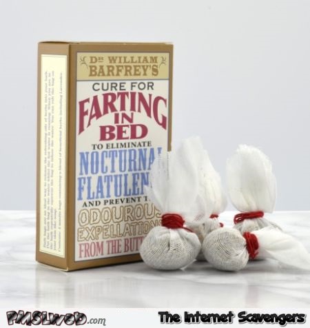 Funny cure for farting in bed @PMSLweb.com