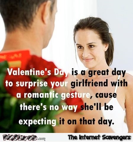 Funny valentine’s day quote @PMSLweb.com