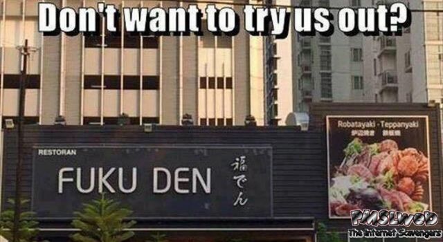Hilarious Asian restaurant name