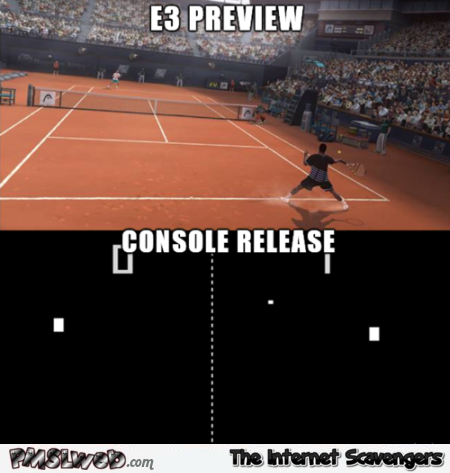 E3 preview versus console release meme @PMSLweb.com