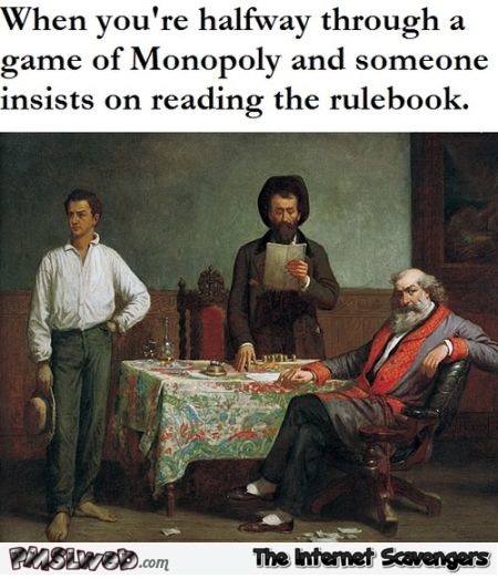 Monopoly humor