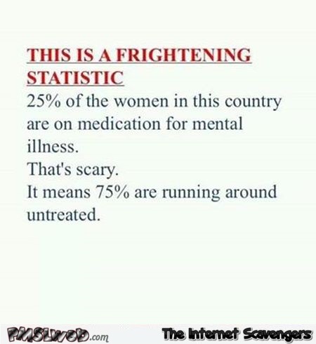 Funny frightening statistic