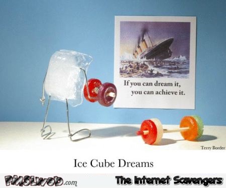 Funny ice cube dreams