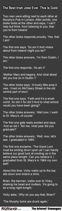 Funny Irish joke