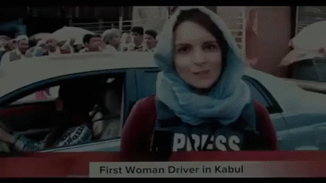 First woman driver in Kabul humor @PMSLweb.com