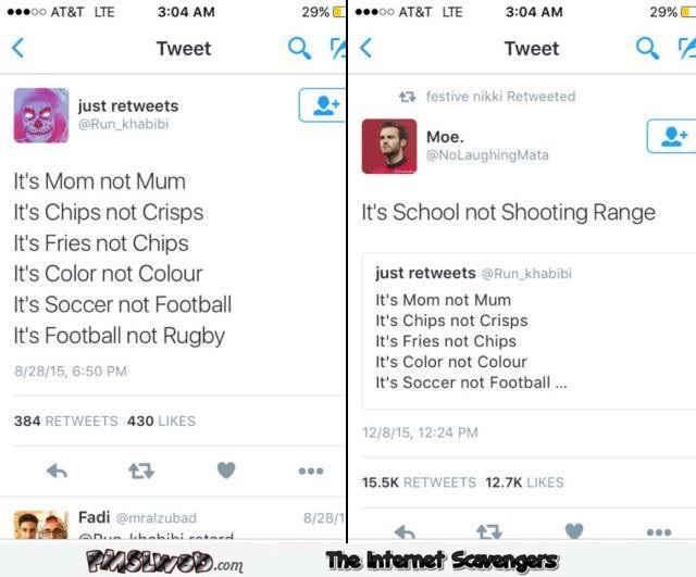 It’s school not shooting range funny tweet