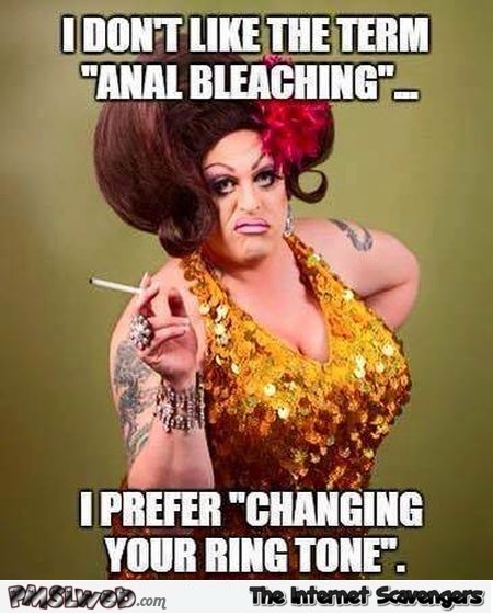 Anal bleaching funny meme