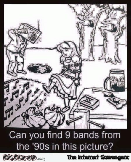 Bands from the 90’s funny quiz