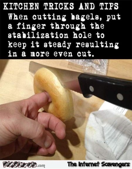 Funny sarcastic kitchen trick