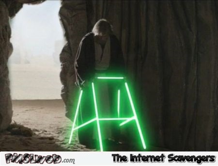 Skywalker and his zimmer humor @PMSLweb.com