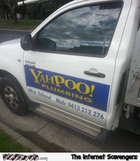 Funny plumbing company name