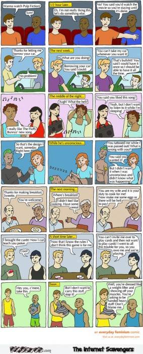 Funny feminism comic