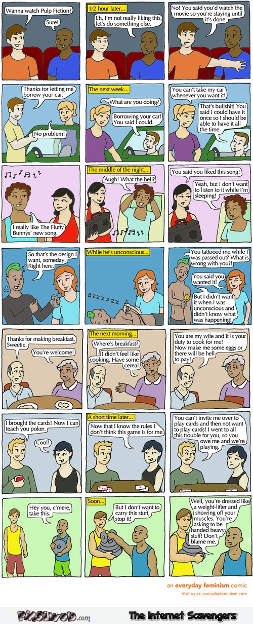 Funny feminism comic @PMSLweb.com