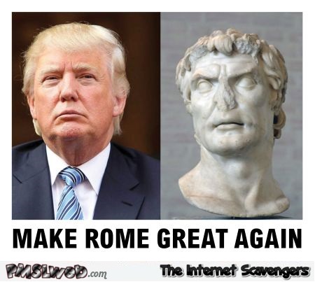 Funny Trump Cesar look alike @PMSLweb.com