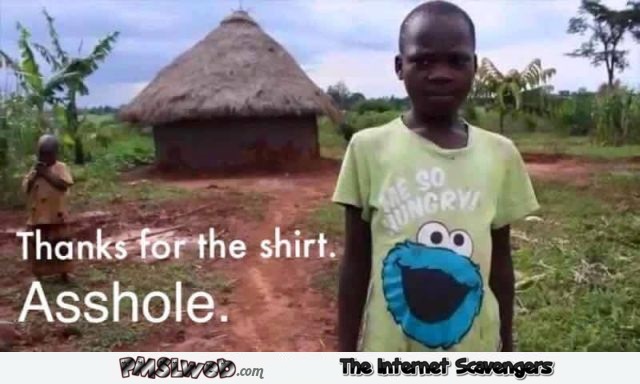 African child t-shirt irony fail @PMSLweb.com