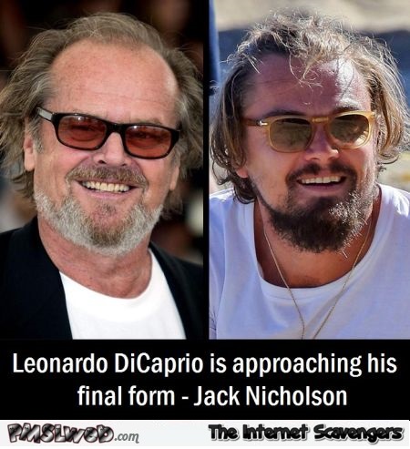 Leonardo Dicaprio’s final form is Jack Nicholson humor @PMSLweb.com