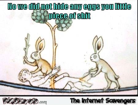 Funny medieval Easter meme @PMSLweb.com