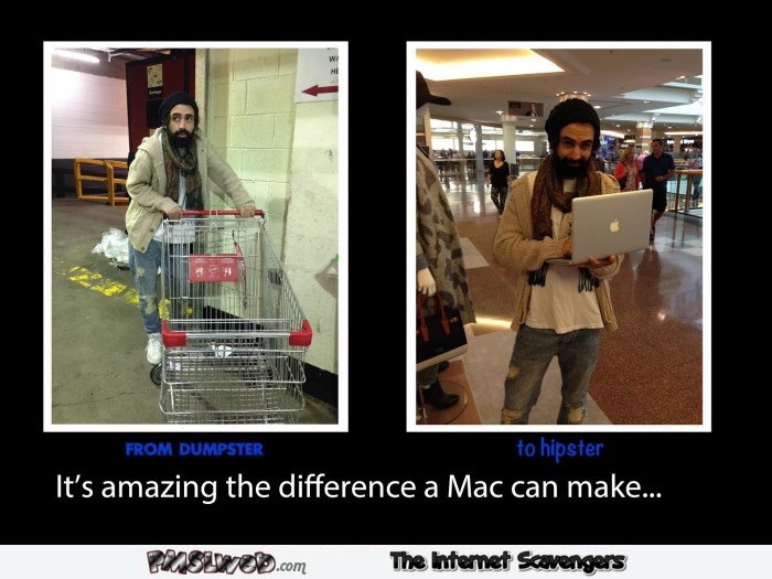 The difference a mac can make humor @PMSLweb.com